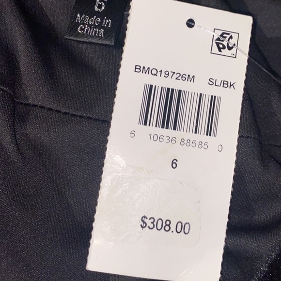 Tadashi shoji off the shoulder cocktail dress - Picture 2 of 2